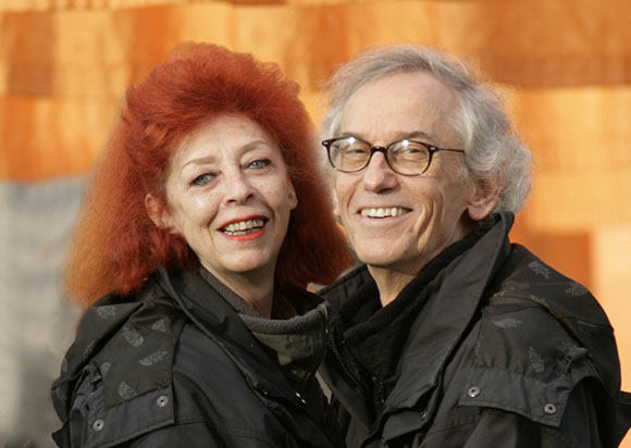 portrait of CHRISTO AND JEANNE-CLAUDE