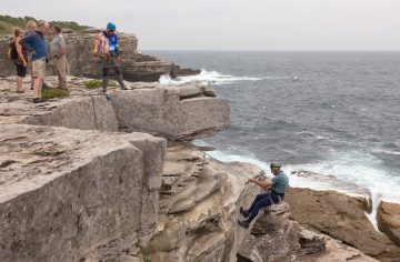 Abseiling Little Bay